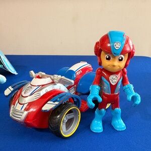 Paw Patrol Mighty Pups Jet Ryder action figure toy. With Ryders ATV vehicle